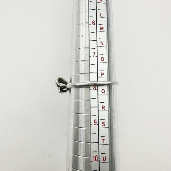 Boma BOW Ring Sterling Silver 925 Marked SIZE 7.75 Preppy Classic 7 3/4 - Picture 7 of 8